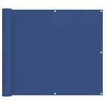 vidaXL Écran de balcon 100 x 1000 cm Tissu Oxford Rectangulaire Bleu