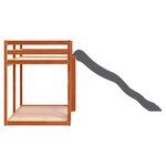 vidaXL Lit superposé avec toboggan et échelle sans matelas 90x200 cm