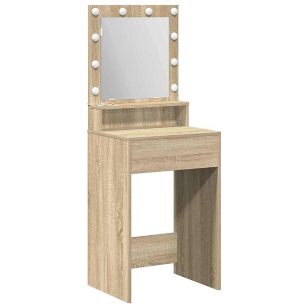 vidaXL Table de Toilette Chêne Sonoma 50 x 41 x 135 cm