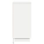 vidaXL Buffet avec LED Blanc 71x34 5x75 cm en Bois Nécessaire