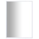 vidaXL Miroir Blanc 70x50 cm