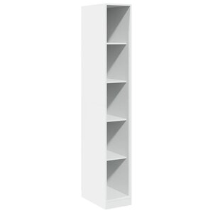vidaXL Garde-robe Blanc 30x50x200 cm Bois d'ingénierie