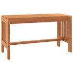 vidaXL Banc de jardin 80 cm bois massif d'eucalyptus