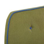 vidaXL Cadre de lit Vert Tissu 90 x 200 cm