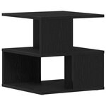 vidaXL Table d'appoint Chêne noir 30 x 30 x 55 cm Bois d'ingénierie