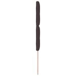 vidaXL Tête de lit avec tête de lit Marron foncé 90 cm tissu