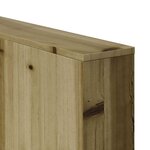 vidaXL Canapé de jardin Vert 134 x 60 x 62 cm Pin imprégné