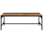 vidaXL Table basse Bois Ancien 100 x 50 x 35 cm Bois d'ingénierie