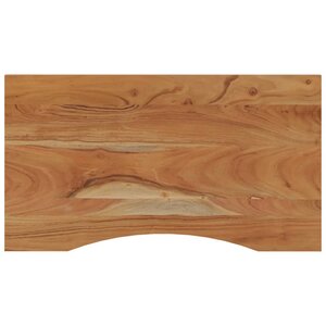 vidaXL Dessus de bureau 80x50x2 5cm rectangulaire bois massif d'acacia