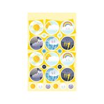 Carnet 94 étiquettes autocollantes ecole et quotidien - appréciations