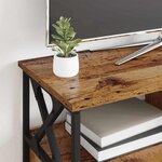 vidaXL Meuble TV avec tiroir Bois Ancien 90 x 33 x 45 cm