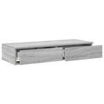 Tiroirs de lit vidaXL Gris Sonoma 80x36 5x16 5 cm en bois d'ingénierie