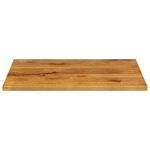 vidaXL Dessus de table 90x80x3 8 cm rectangulaire bois massif manguier