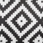 Bo-Camp Tapis d'extérieur Chill mat Falconwood 2 m rond noir et blanc