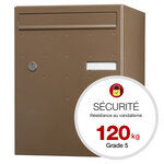 Boite à colis atout 1 porte taupe 7006 b