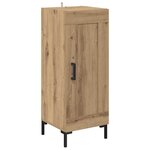 vidaXL Haut Armoire Chêne artisanal 34 5 x 34 x 180 cm