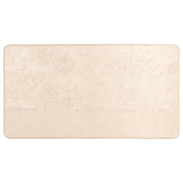 vidaXL Coureur de Tapis MARSA Crème 80 x 200 cm Polyester et PVC