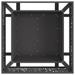 vidaXL Braise Noir 80 x 80 x 30 cm Acier