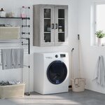 vidaXL Armoire murale sonoma gris 69 5x34x90 cm