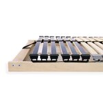 vidaXL Sommiers à lattes sans matelas 2 Pièces avec 42 lattes 90x200 cm