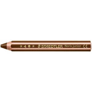 Crayon de couleur hexagonal noris junior  brun staedtler