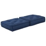 vidaXL Coussin Bleu 70 x 70 x 36 cm Polyester