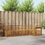 vidaXL Ensemble de canapés d'extérieur 5 pc Naturel Polyester