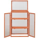 vidaXL Serre Bois 75x47x109 cm