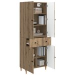 vidaXL Ensemble de Meubles 2 Pièces 66 x 34 5 x 90 cm Bois d'ingénierie