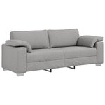 Canapé 3 places vidaXL Gris nuage 178 cm en tissu