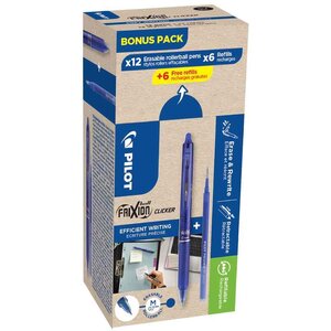 Stylo roller FRIXION BALL CLICKER 07  BONUS PACK PILOT