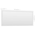 vidaXL Ensemble de meubles de salle de bain 2Pièces blanc bois ingénierie