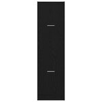 vidaXL cabinet apothicaire Chêne noir 40x41x144 5 cm Bois d'ingénierie