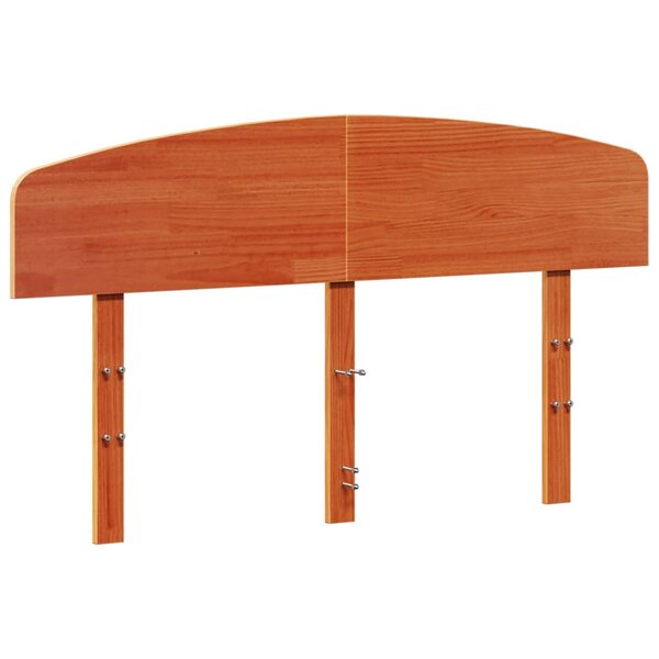 vidaXL Tête de lit cire marron 150 cm bois massif de pin
