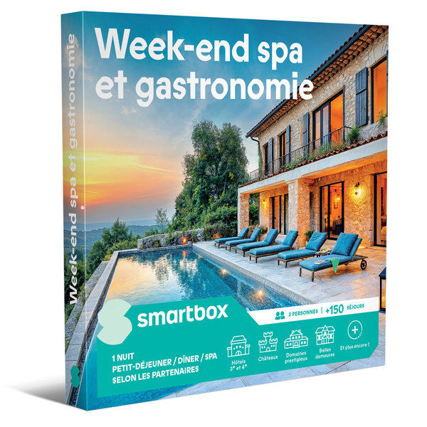 SMARTBOX - Coffret Cadeau Week-end spa et gastronomie -  Séjour