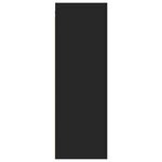 vidaXL Meuble TV Noir 30 5x30x90 cm Bois d’ingénierie