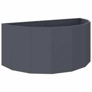 vidaXL Jardinière Anthracite 120 x 60 x 50 cm Acier