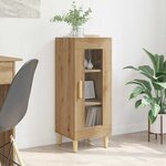 vidaXL Buffet Chêne artisanal 34 5 x 32 5 x 90 cm Bois d'ingénierie