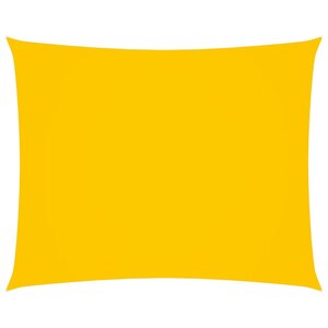 vidaXL Voile de parasol tissu oxford rectangulaire 2 5x4 5 m jaune