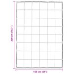 vidaXL Duvet d'hiver Argenté 200 x 155 cm Satin et Microfibre