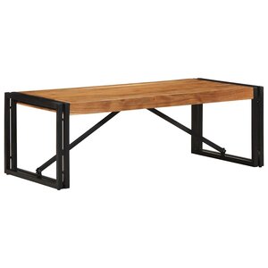 vidaXL Table basse 100x50x35 cm bois massif d'acacia