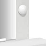 vidaXL Table de Toilette Blanc 50 x 41 x 140 cm Bois d'ingénierie