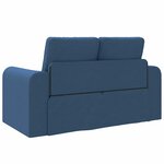 vidaXL Canapé-Lit Bleu 148 x 71 x 83 cm tissu