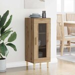 vidaXL Buffet Chêne artisanal 34 5 x 32 5 x 90 cm Bois d'ingénierie