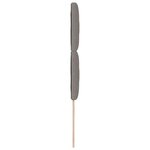 vidaXL Tête de Lit en Tissu Géométrique Taupe 90 cm tissu