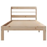 vidaXL Cadre de lit avec tête de lit sans matelas 75x190 cm