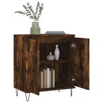 vidaXL Buffet Chêne fumé 60x35x70 cm Bois d'ingénierie