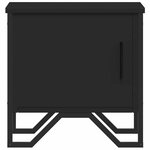 vidaXL Tables de chevet 2 Pièces Noir 40 x 30 x 40 cm Aggloméré