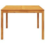 vidaXL Ensemble à manger de jardin 5 Pièces Bois d'acacia solide