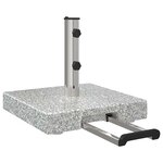 vidaXL Pied de parasol Gris 41 x 41 x 37 cm Granite